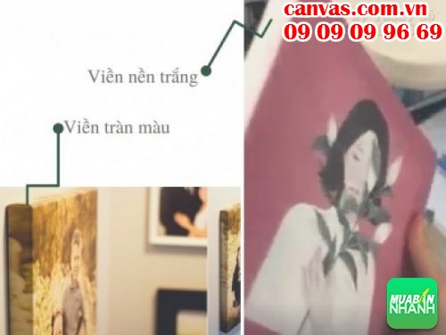 Đặt in tranh canvas chất lượng làm quà tặng tân gia