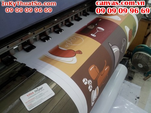 In canvas từ hình clip art nghệ thuật cho trang trí nhà hàng