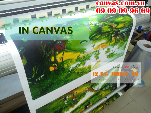 In tranh canvas treo tường, trang trí nội thất nhà ở